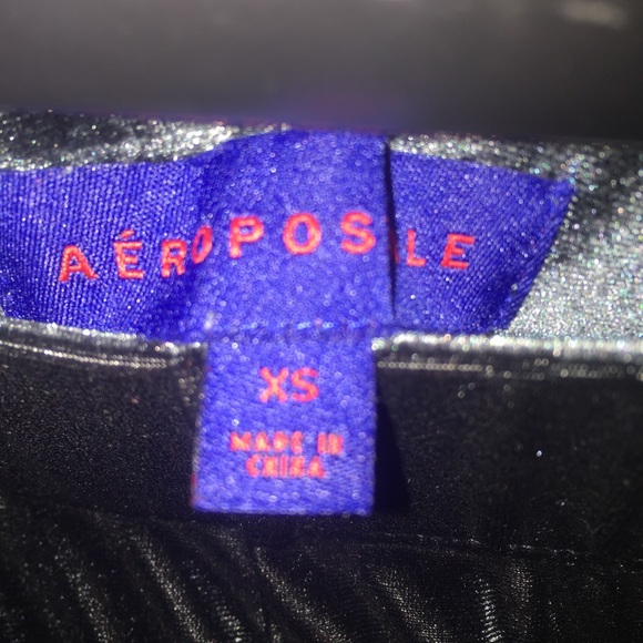 Aeropostale Size XS Velour/Velvet Leggings - Picture 3 of 3
